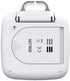 BALDR Digital Shower Clock with Timer | Waterproof Design, Perfect for The Bathroom - Displays Time, Temperature, and Humidity(White)