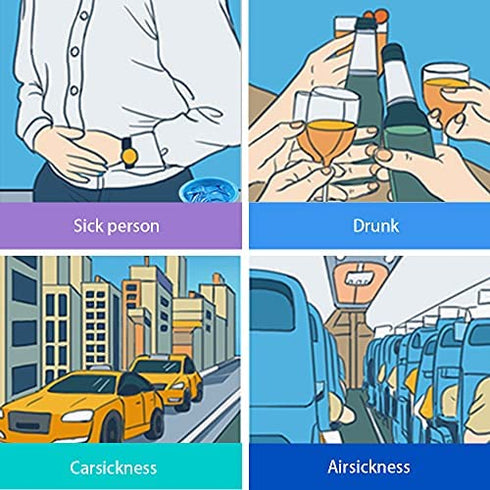 Vomit Bags, YGDZ 24 Pack Barf Bags Disposable Emesis Bags Throw Up Car Puke Nausea Bags for Travel Motion Sickness, 1000ml