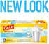 Glad Small Trash Bags - OdorShield 4 Gallon White Trash Bag, Gain Fresh Scent with Febreze - 26 Count (Package May Vary)