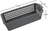 Gloreen Slim Pencil Plastic Basket, Grey Narrow Spices Storage Baskets, 6 Packs