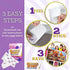 Preserve 2 x 1000 Pieces Jigsaw Puzzles - AGreatLife Puzzle Saver 12 Sheets - No Stress, No Mess Jigsaw Puzzle Glue Sheets