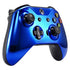 eXtremeRate Chrome Blue Edition Front Housing Shell for Xbox One Wireless Controller Model 1708, Replacement Custom Faceplate Cover for Xbox One S & Xbox One X Controller - Controller NOT Included