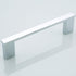 RANDOM 12-inch Bath Towel bar Bathroom Hardware Accessories Kitchen Nordic Minimalist Single-bar Stainless Steel Towel Rack Modern Hotel Style Wall-Mounted Mirror Chrome 96009-2-12C