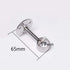 MroMax Wardrobe Pipe Bracket, 0.75Inch Dia, Ceiling Mounted Rail Rod Support Socket Silver Tone 4Pcs