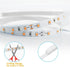 JESLED 32.8ft/10M LED Strip Lights ,6500K Super Bright White,Dimmable,24V DC LED Tape Lights for Bedroom, Kitchen, Under Cabinet, Living Room, Stair Decoration