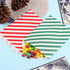 Kolewo4ever 100 pieces Christmas Treat Bags Christmas Goodies Bags, Kraft Holiday Gift Bags Red Green Candy Buffet Paper Bags Xmas Holiday Party Favor Goody Bags
