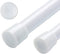 2PCS Spring Tension Curtain Rods 28-43 Inches Adjustable, Small Short Expandable Spring Loaded Curtain Tension Rods, For Window, Bathroom, Cupboard,Kitchen(no drilling,no screws,white)