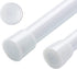2PCS Spring Tension Curtain Rods 28-43 Inches Adjustable, Small Short Expandable Spring Loaded Curtain Tension Rods, For Window, Bathroom, Cupboard,Kitchen(no drilling,no screws,white)