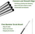 VEHHE Metal Straws Stainless Steel Straws Drinking Straws Reusable - 10.5" Ultra Long 4 + 1 - W/Cleaning Brush for 20/30 Oz for Yeti RTIC SIC Ozark Trail Tumblers (2 Straight|2 Bent|1 Brush)