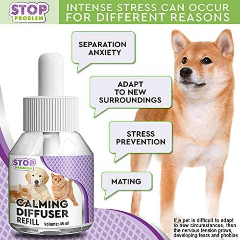 Beloved Pets Cat Calming Diffuser & Pet Anti Anxiety Products - Feline Calm Pheromones Plug in & Cats Stress Relief Comfort Help with Aggression, New Zone, Pee, Fighting with Dogs & Other Behavior
