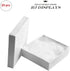 RJ Displays-20 Pack Cotton Filled Swirl White Color Jewelry Gift and Retail Boxes 3 X 3 X 1 Inch Size