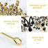 Lurrose Luxury Baroque Crown Black Crystal Crown Halloween Tiara and Crown Rhinestone Queen Crown (Black)