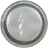 Hanna K. Signature Collection Round Plates-10 | Silver | Pack of 50 Plastic Plate, 10 inch