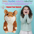 Tockrop Talking Hamster Mouse Plush Interactive Toy Repeat What You Say Mimicry Pet Talking Record for Early Learning