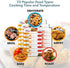 Air Fryer Magnetic Cheat Sheet for Instant Pot Air Fryer, Instapot Air Fryer Accessories Cooking Times Chart, Airfryer Frying Quick Reference Guide Kitchen Cookbook Magnets ( White )