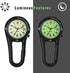 Lancardo Clip On Quartz Watch for Men and Women Glow in The Dark Backpack Buckle Belt Fob Watch for Doctors Nurses Chefs Hiking or Climbing