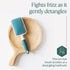 Hair Brush for Thick Hair with Ionic Minerals - Paddle Brush for Men and Women, for Blow Drying, Straightening - Gentle Bristles, Easy Comfort Grip Flat by Osensia (Paddle Brush)