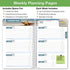 Global Datebooks 2022-2023 School Year Agenda and Academic Planner for Students and Teachers - 5.5x8.5 in Includes Resource Pages, Ruler, and Organizer Planning Stickers - Black Brick Cover