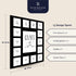 RRD Class of 2031 Photo Mat (11” x 14”) - Photo Collage Picture Frames Mat for School Pictures – School Picture Frame Pre-K to 12 Mat - No Frame Black Photo Mat from Pre-K to Graduation (15 Photos)