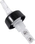 Measured Pourer, 3 Pack Automatic Measured Bottle Pourer, Spout Bottle Pourer with Tail and Collar, Wine Cocktail Pour, 1 oz/ 30 ml, White