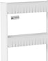 Mobile Shelving Unit Organizer with 5 Large Storage Baskets, Slim Slide Out Pantry Storage Rack for Narrow Spaces by Everyday Home