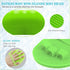 INNERNEED Silicone Body Scrubber Gentle Exfoliating Glove Shower Brush Soft Bristles - Improves Skin's Health and Beauty (Pack of 2)