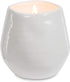Pavilion Gift Company Plain Dandelion Make a Wish White Ceramic Soy Serenity Scented Candle