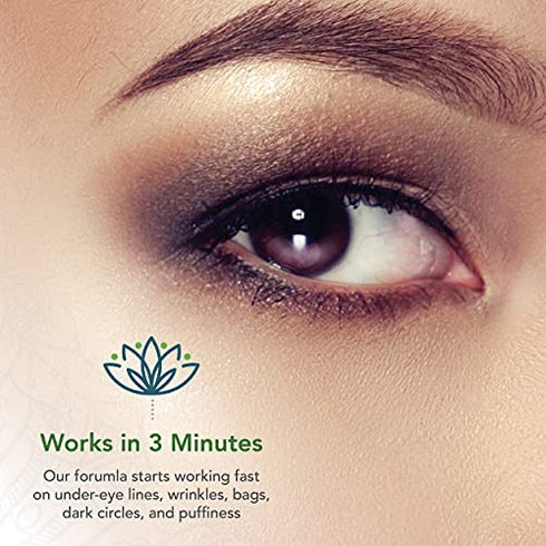 Sudden Change Under-Eye Firming Serum - Decreases Under-Eye Puffiness, Lines, Wrinkles & Bags - Wear With or Without Makeup - Works in Under 3 Minutes (0.23 oz)