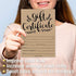 25 Rustic Blank Gift Certificates for Small Business, Black Kraft Paper Voucher for Massage, Hair & Nail Salon Spa, Restaurants, and DIY Coupon Cards for Birthday, Mom Valentines Day, Him & Her, 5x7"