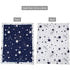Belsden Ultra Soft Star Baby Comforter, Cozy Breathable Lightweight Crib Quilt for Boys Girls, 34" x 44" Nursery Bedding Baby Toddler Quilted Blanket, Duvet Insert, Space Star Navy Blue