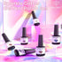 Modelones Glitter Gel Nail Polish - 6 Colors Sparkle Red Pink Purple Gel Polish Set Gel Blue Gold Silver Fingernail Polish Set Holiday Gel Collection of Manicure Starter Kit in Gifts for Women Package