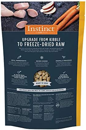 Instinct Freeze Dried Raw Meals Grain Free Recipe Dog Food