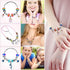 Thrilez 90 Pcs Charms Bracelet Making Kit for Girls, DIY Charm Bracelets Kit with Jewelry Beads, Bracelet Charms Gift for Girls Ages 7-12, Bracelet Kit Jewelry Gift for Girls Kids Teens and Adults