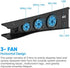 Cooling Fan for PS5, Cooler for PS5 with Headset Holder 2-in-1 Set, Auarte Fans Accessories for PS5 with 3 Quiet Cooler Fans, Extra USB Port, for Playstation 5 Disc and Digital Edition