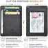 Leather Wallet for men with Credit card holder RFID blocking for men and women (Charcoal)