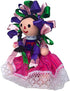 Mexican Handmade Traditional Maria Rag Doll - 7 inches - Pink