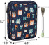 Yarwo Carrying Bag Compatible with Craft Accessories, Organizer Case for Craft Pen Set and Basic Tool Set Storage, Owls Pattern, Bag Only