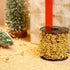 Pangda 65.6 Feet Christmas Tree Beads Garland Plastic Pearl Strands Chain for Christmas Wedding Decoration (Gold)