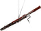 Broadway Gifts 6.9" Burgundy Bakelite Bassoon Ornament Decoration