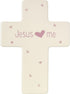 Precious Moments, Jesus Loves Me, Ceramic Cross, Girl, 164464