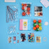 Somoga 50 PCS 11" x 15" Large Thick 2.4 Mil Clear Zip Poly Bags Plastic Reclosable Zip Seal Lock Bags Clothing Shoes Toys Prints Zipper Bag