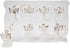Kurt Adler Clear Glass Angel Ornament, 1.57-Inch, Set of 8