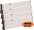 Set of 4 Adjustable Dresser Drawer dividers Organizers, Plastic Expandable Drawer Organization Separators for Kitchen, Bedroom, Closet, Bathroom, Clothing, Cabinet, Clothes, Underwear, Office, X-Large