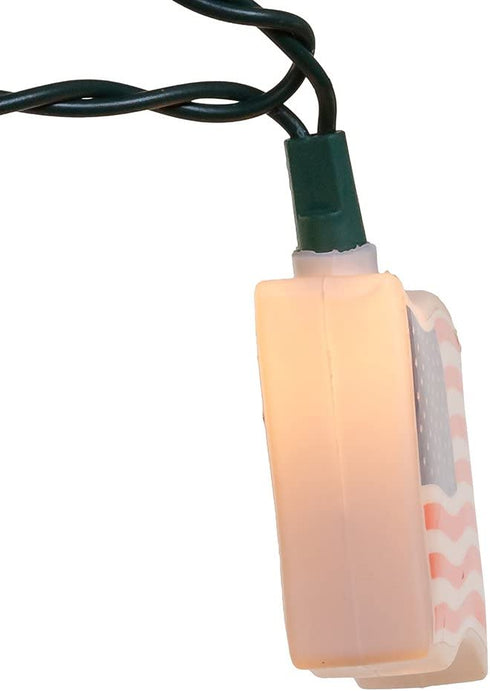 Kurt Adler UL 10-Light USA Flag Light Set