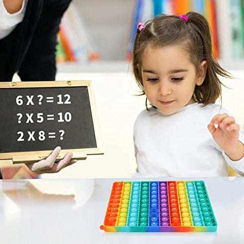 YGC LAOMI P00p with Numbers Multiplication Table Game Fidget Math Toys,Stress Relieving Fidget Learning Game Toy to Create Kinds of Math Manipulative,It Makes Learning Easier and More Fun
