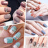 Fake Nails 500PCS Short Square Nail Tips Half Cover French Acrylic Nails