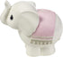 Precious Moments Baby Ceramic Figurine Elephant Money Bank, One Size, Pink