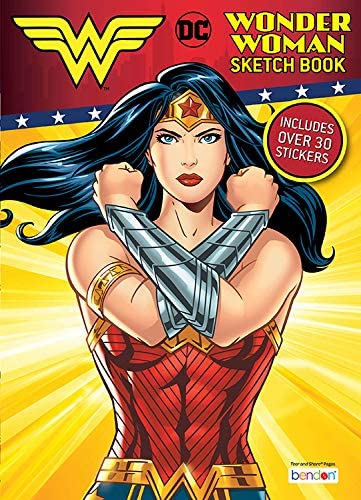 DC Shop Wonder Woman Coloring and Activity Super Set ~ 2 Wonder Woman Books with Super Hero Girls Stickers (Wonder Woman Party Pack)