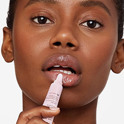 Versed Silk Slip Conditioning Lip Oil, Clear - Lip Balm + Gloss Alternative with Jojoba Oil + Vitamin E - Long-Lasting Lip Moisturizer to Soften + Smooth Dry, Chapped Lips - Vegan (0.3 oz)