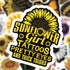 Sunflower Stickers Pack for Laptop,50 Pack Sticker Floral Themed Sunflower Decal for Girls,Vinyl Waterproof Stickers for Girls,Skateboard,Water Bottles,Computer,Phone